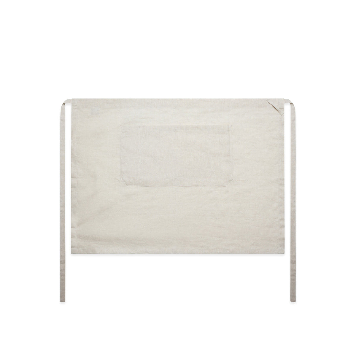 Linen Half Apron 1087 - Natural