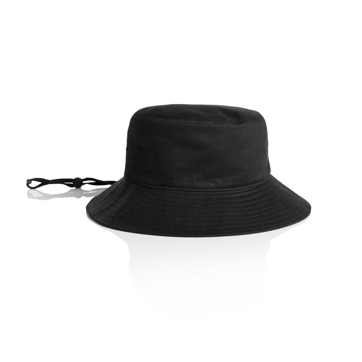 Wide Brim Bucket Hat 1172 - Black