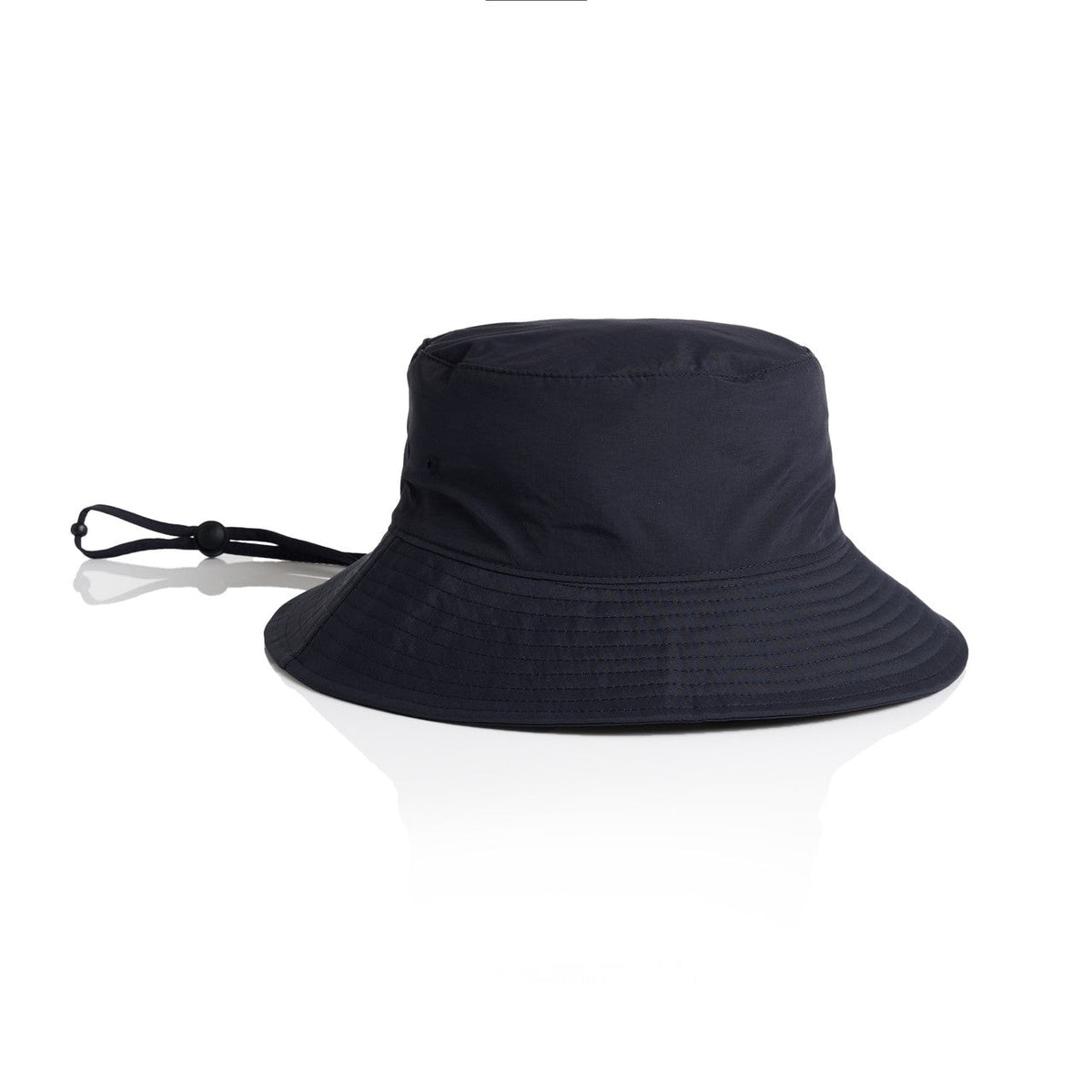 Nylon Wide Brim Bucket Hat 1174 - Navy