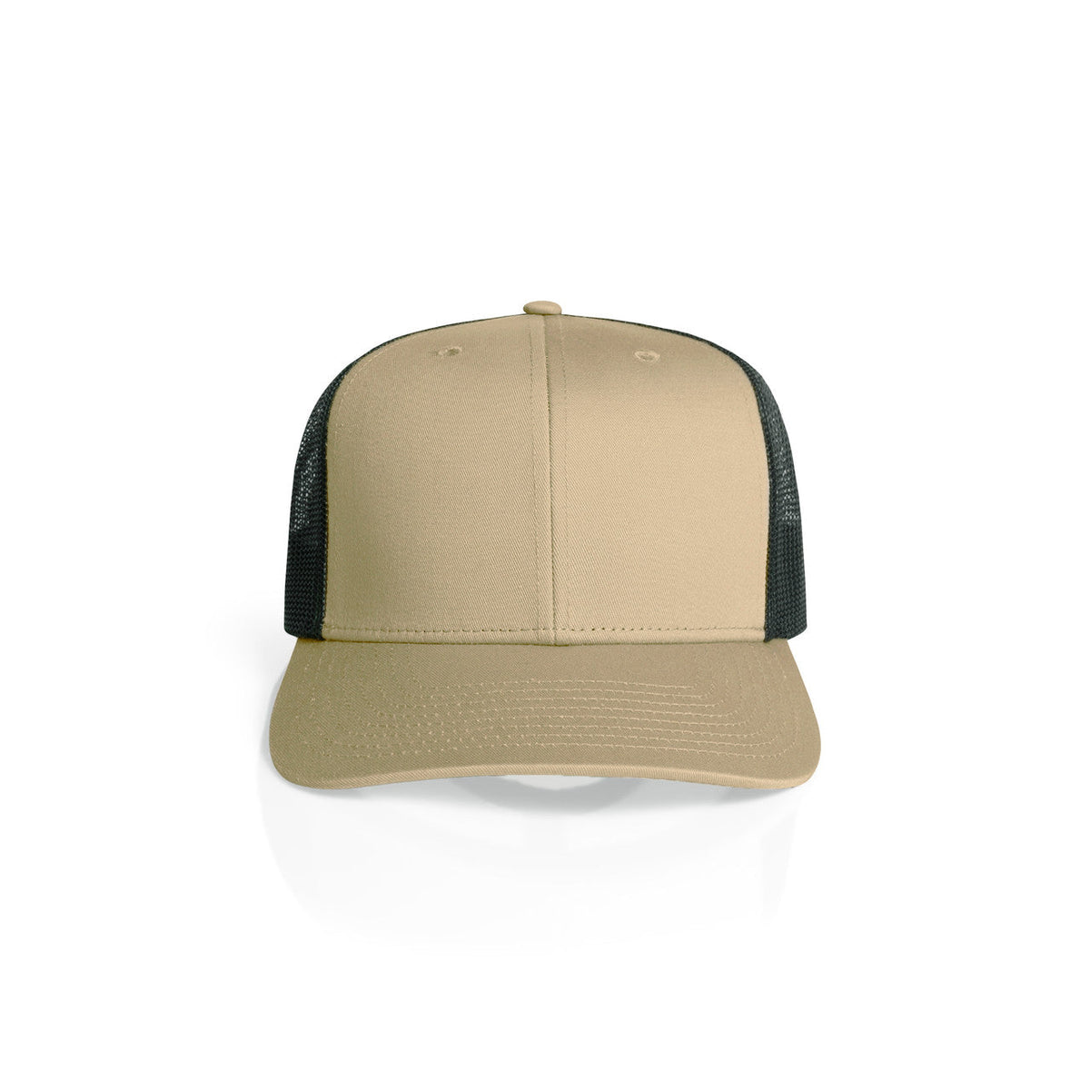 Mesh Contrast Trucker Cap 1191 - Khaki/Black