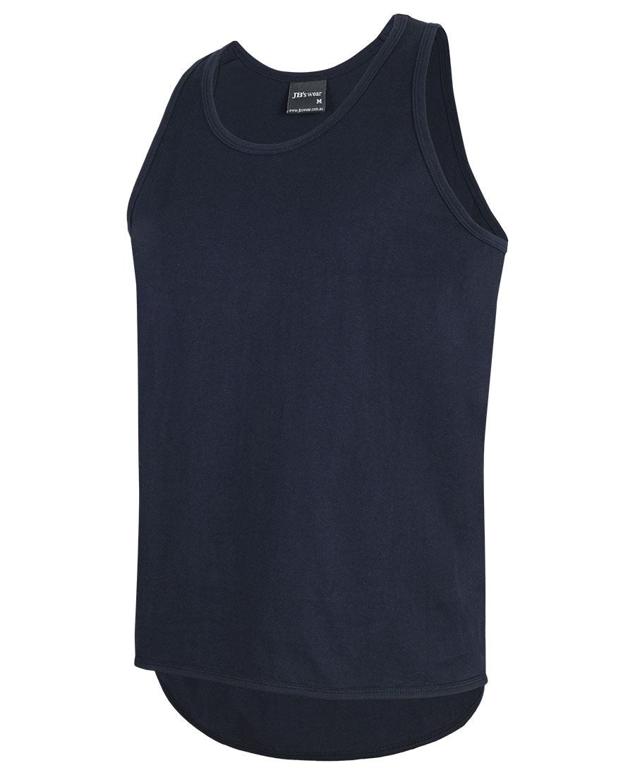 Drop Tail Cotton Singlet