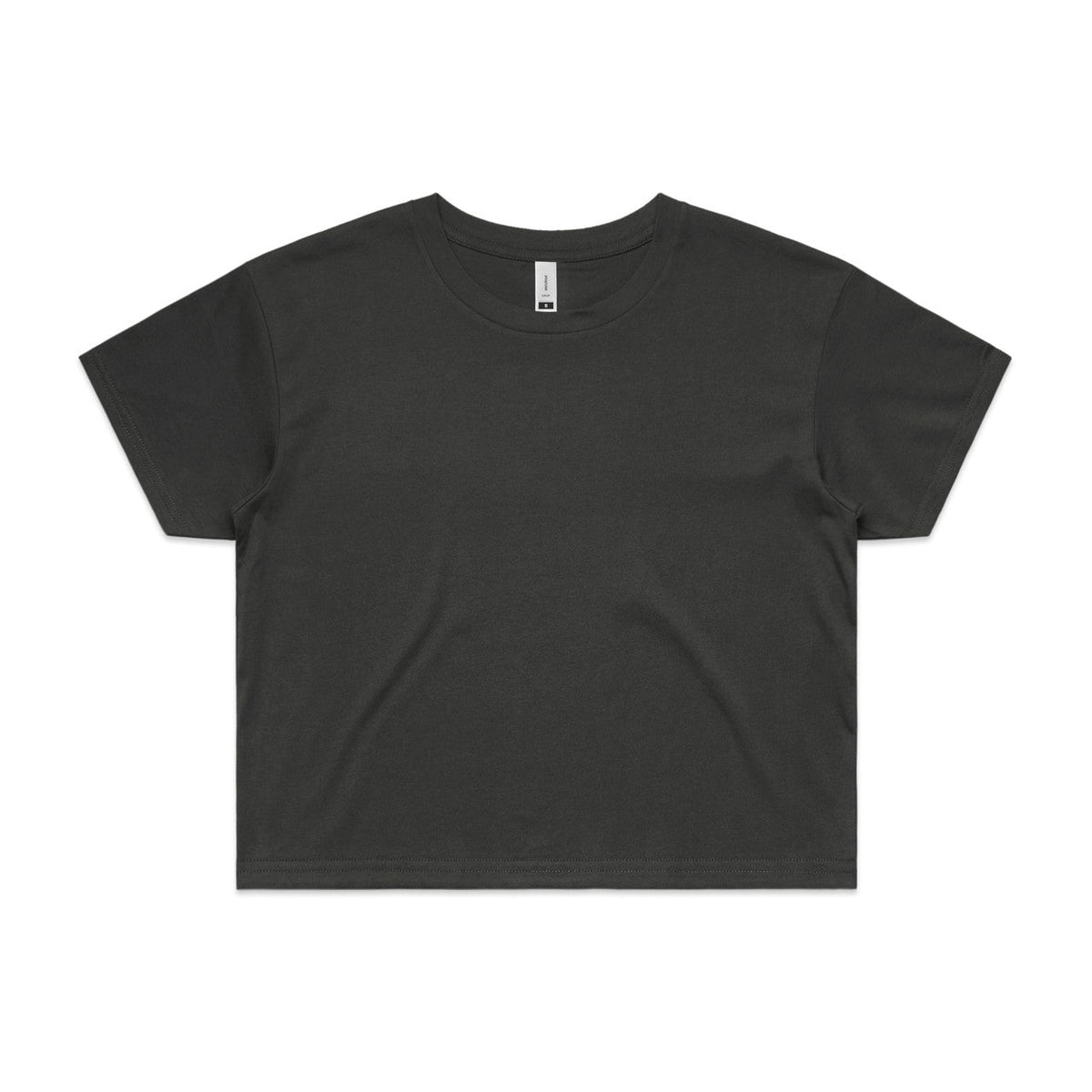 Wo's Crop Tee 4062 - Coal
