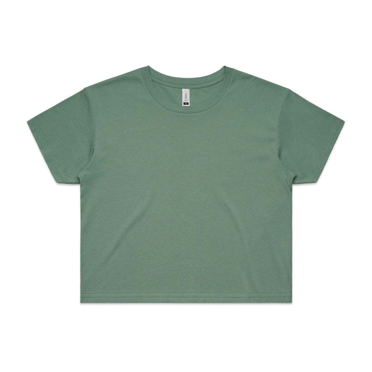 Wo's Crop Tee 4062 - Sage