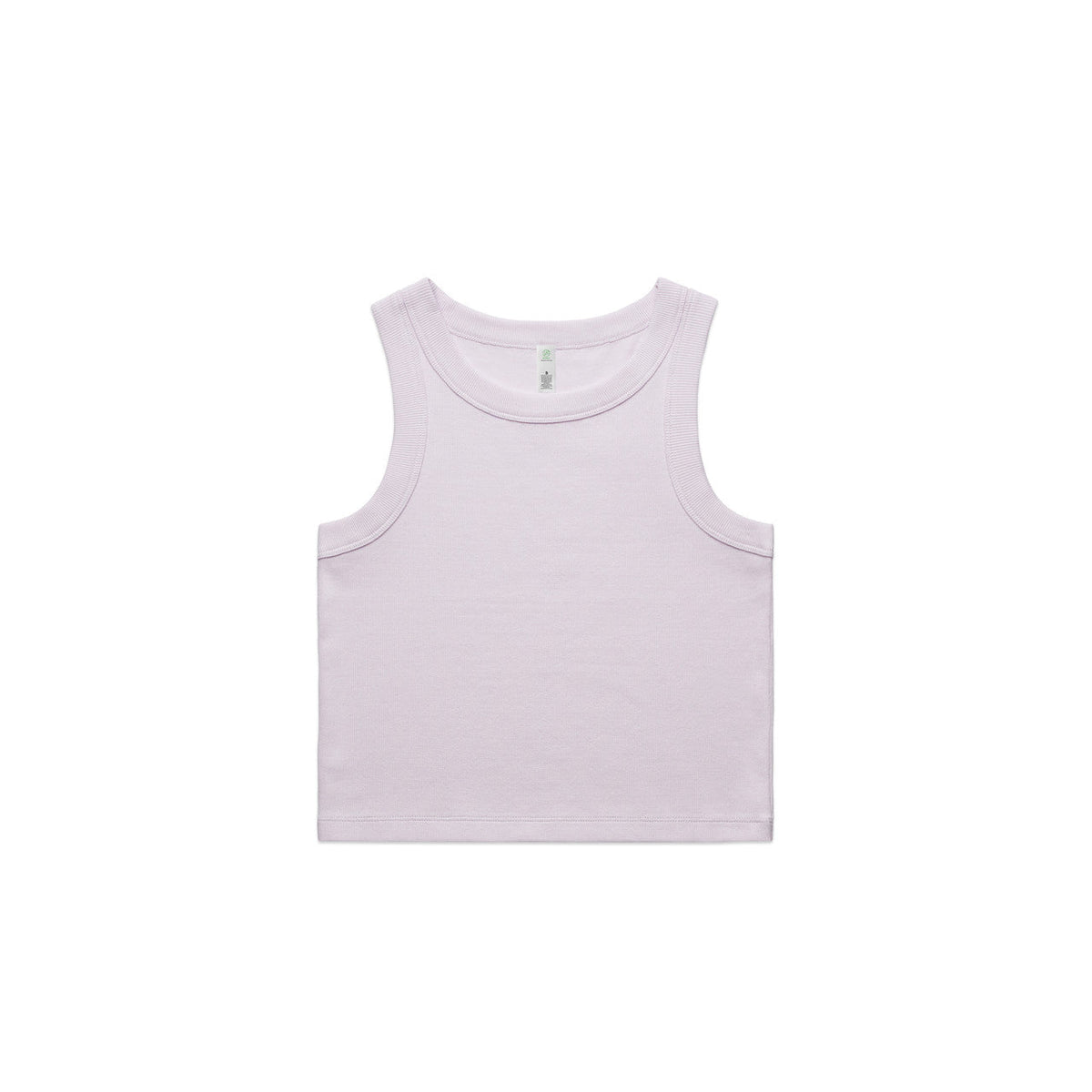Wo's Organic Rib Crop Tank 4064G - Orchid