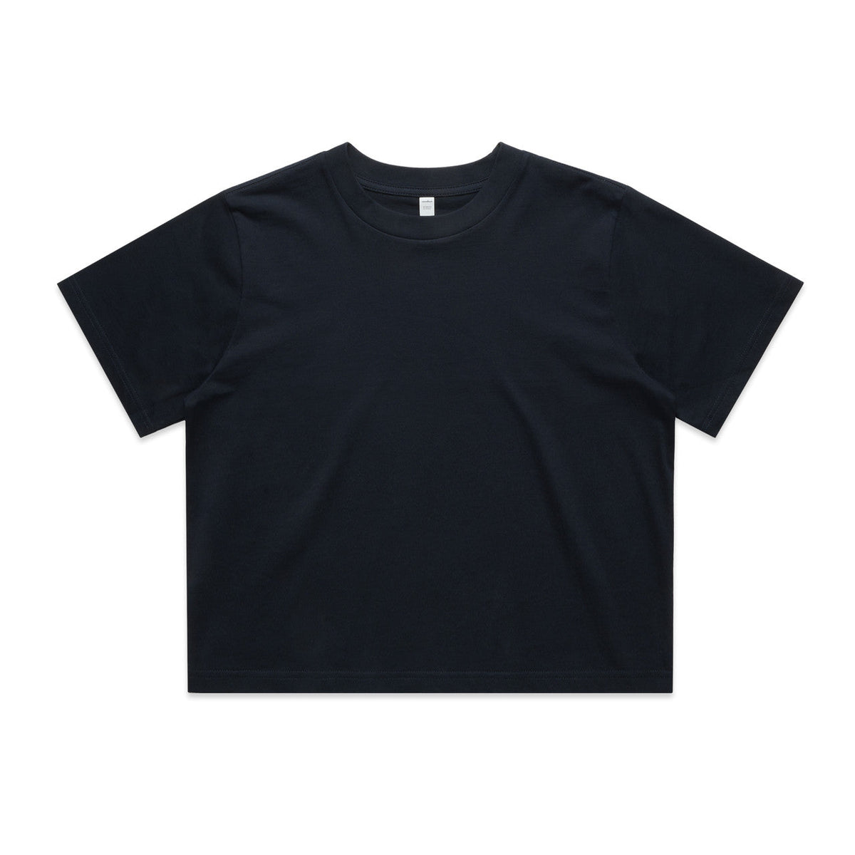 Wo's Classic Crop Tee 4072 - Navy