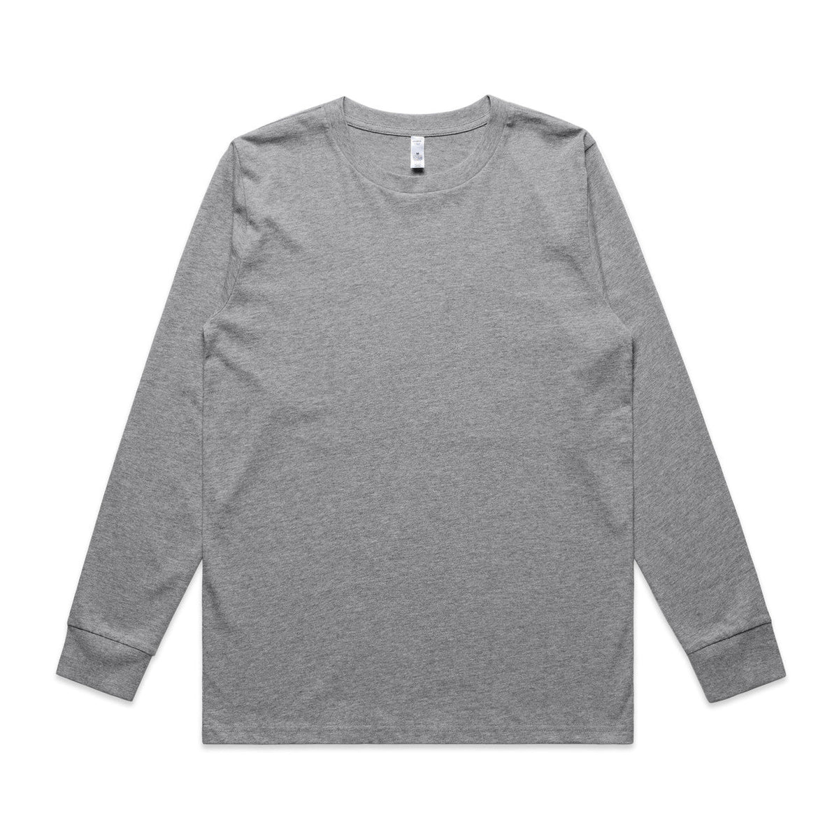 Wo's Classic L/S Tee 4073 - Grey Marle