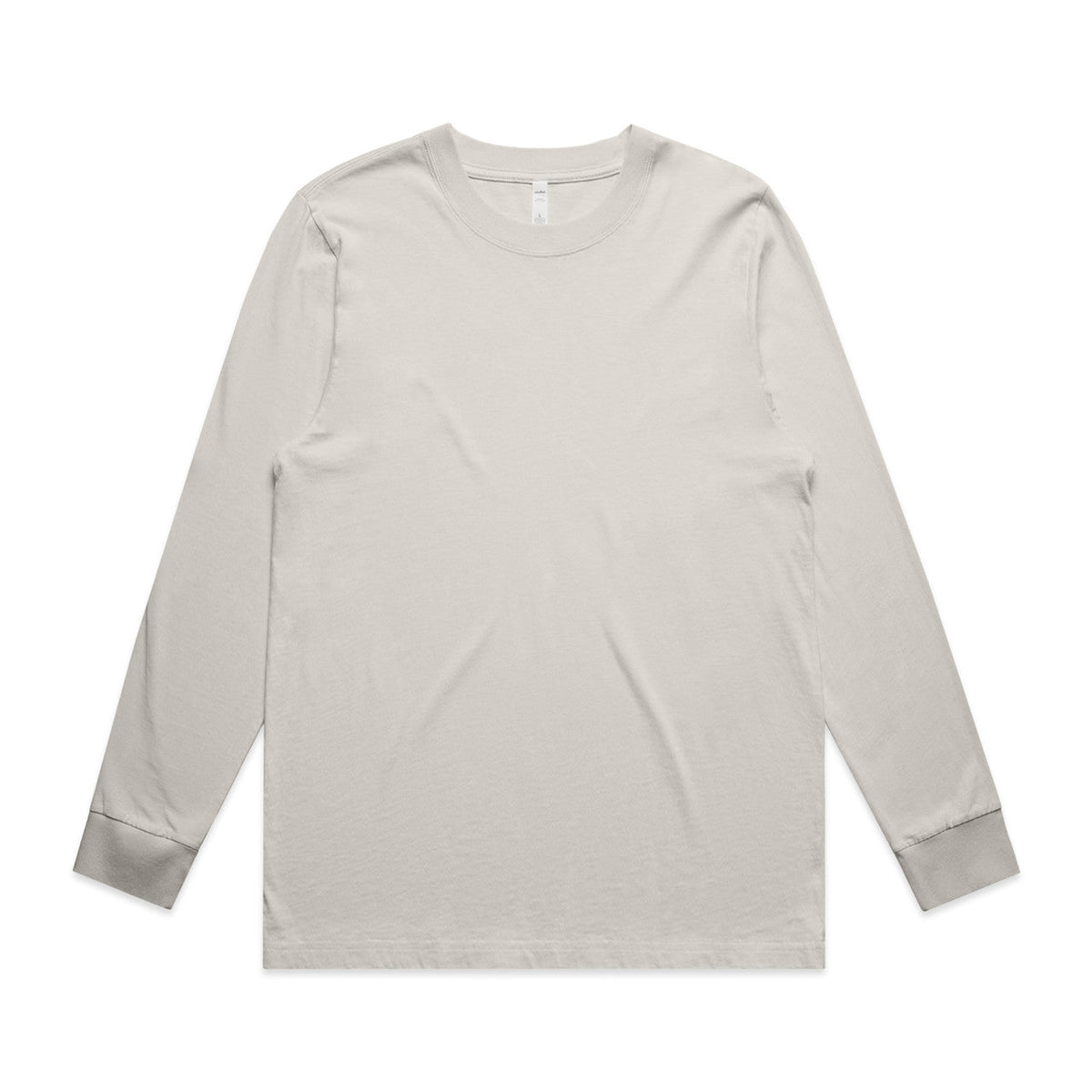 Wo's Heavy Faded L/S Tee 4083 - Faded Bone