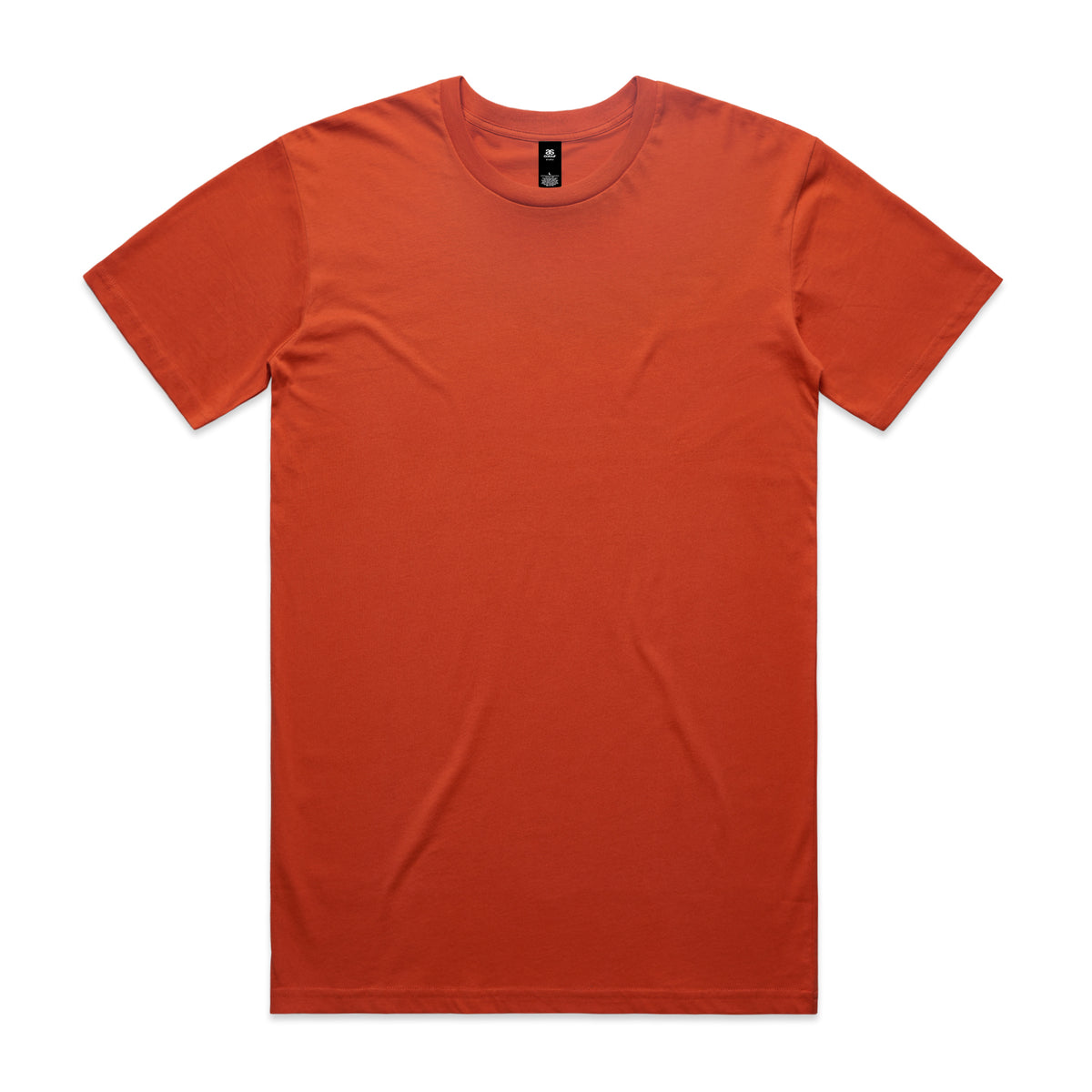 Planett staple tee is a plain orange crew neck short sleeve t-shirt with subtle texture perfect for work uniforms and workwear