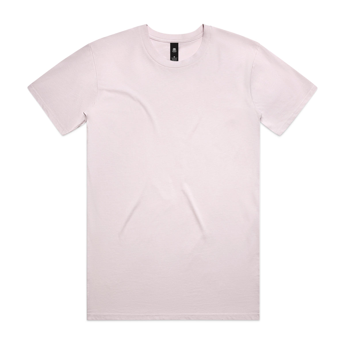 Minimalist pale pink planett staple tee with short sleeves and crew neck perfect for comfortable work uniforms