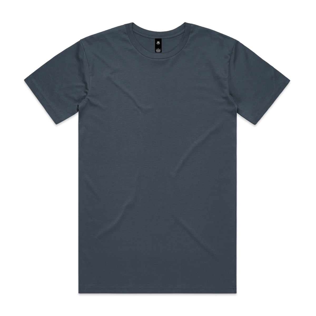 Dark gray short-sleeved crew neck cotton t-shirt perfect for workwear and casual uniforms from Planett Staple Tee