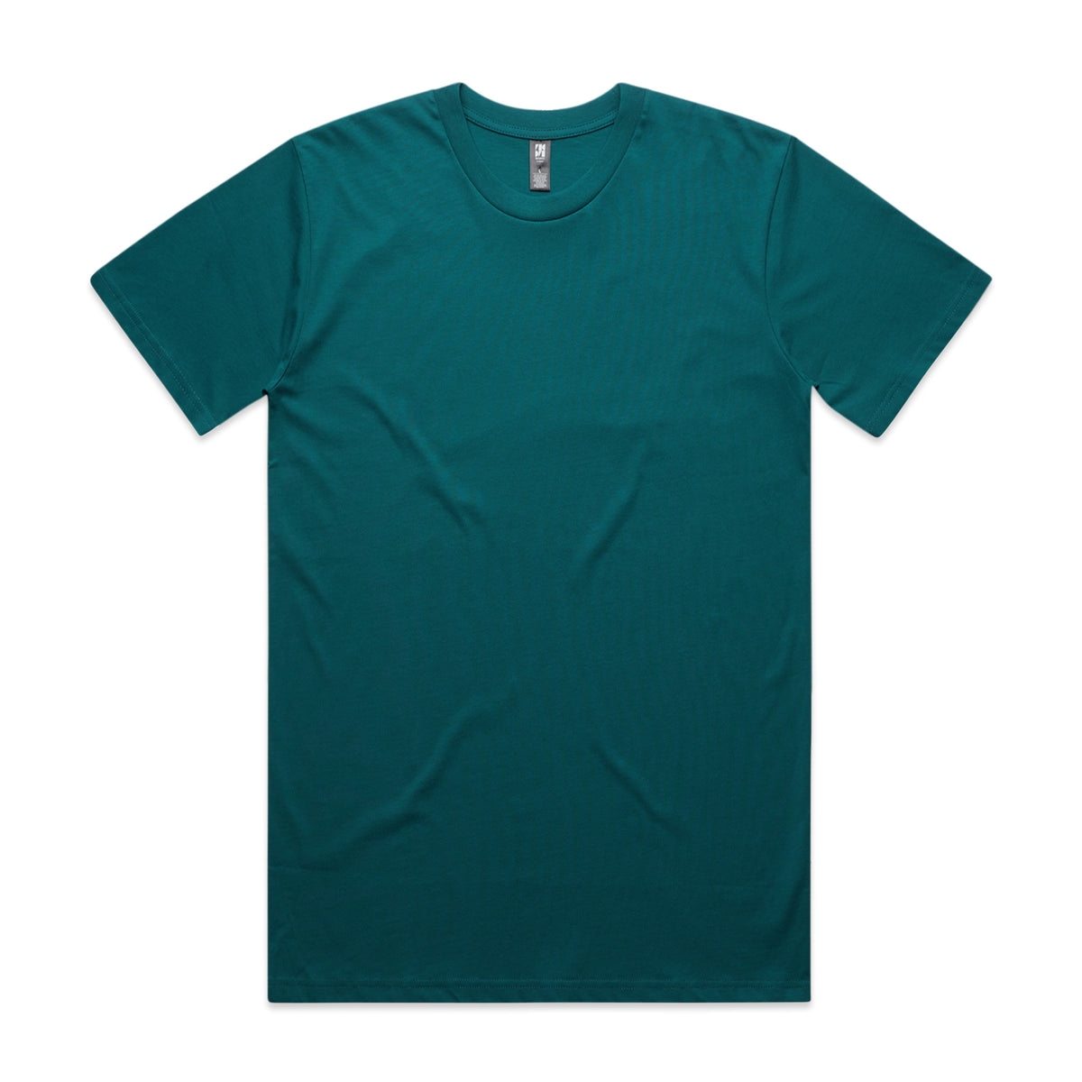 Classic heavyweight t-shirt solid teal short-sleeved soft cotton perfect for uniforms and workwear basics