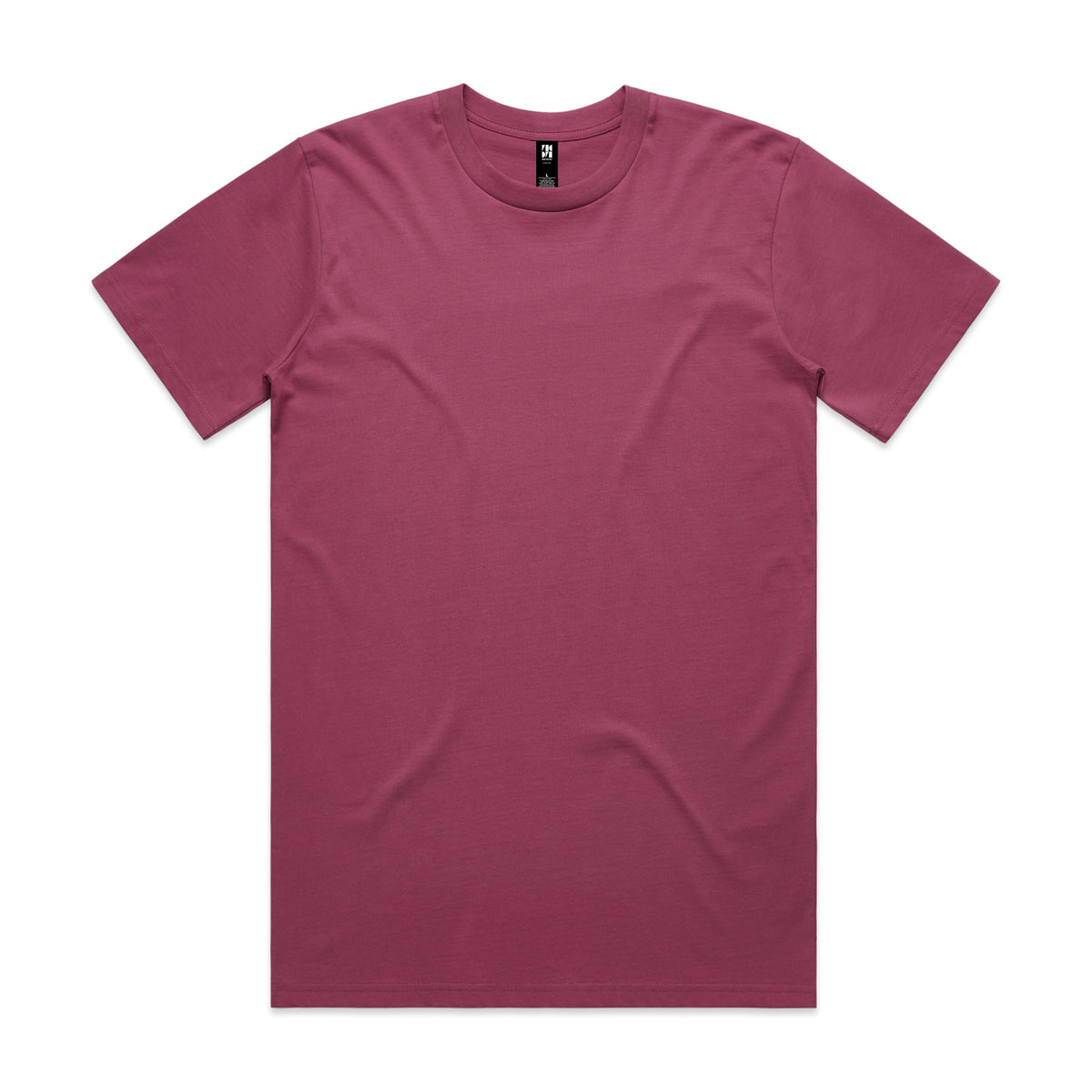 Classic heavyweight t-shirt in maroon with subtle texture perfect for durable workwear and uniforms