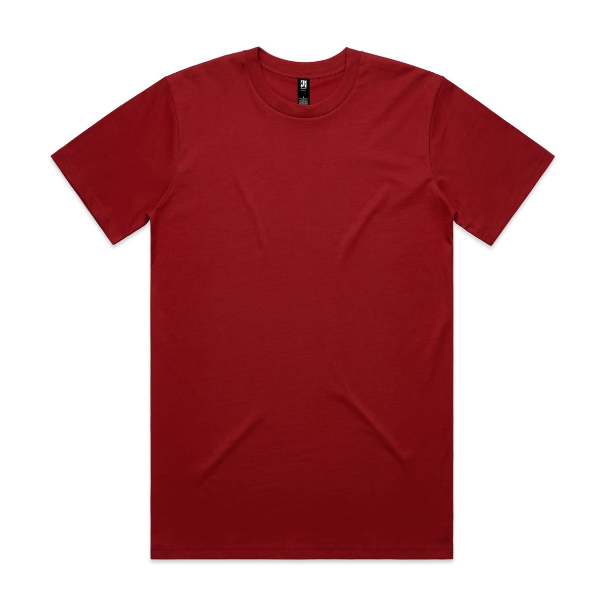 Classic heavyweight t-shirt solid red soft cotton short-sleeved perfect for workwear and uniforms