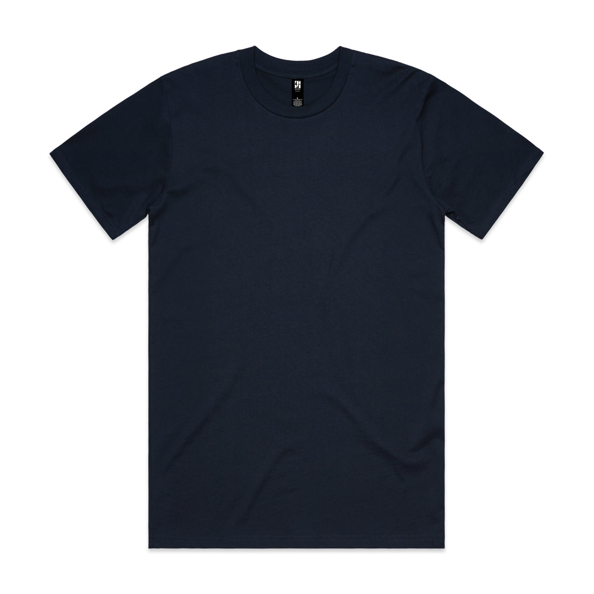 Classic heavyweight t-shirt plain navy blue cotton crew neck perfect for workwear and uniforms
