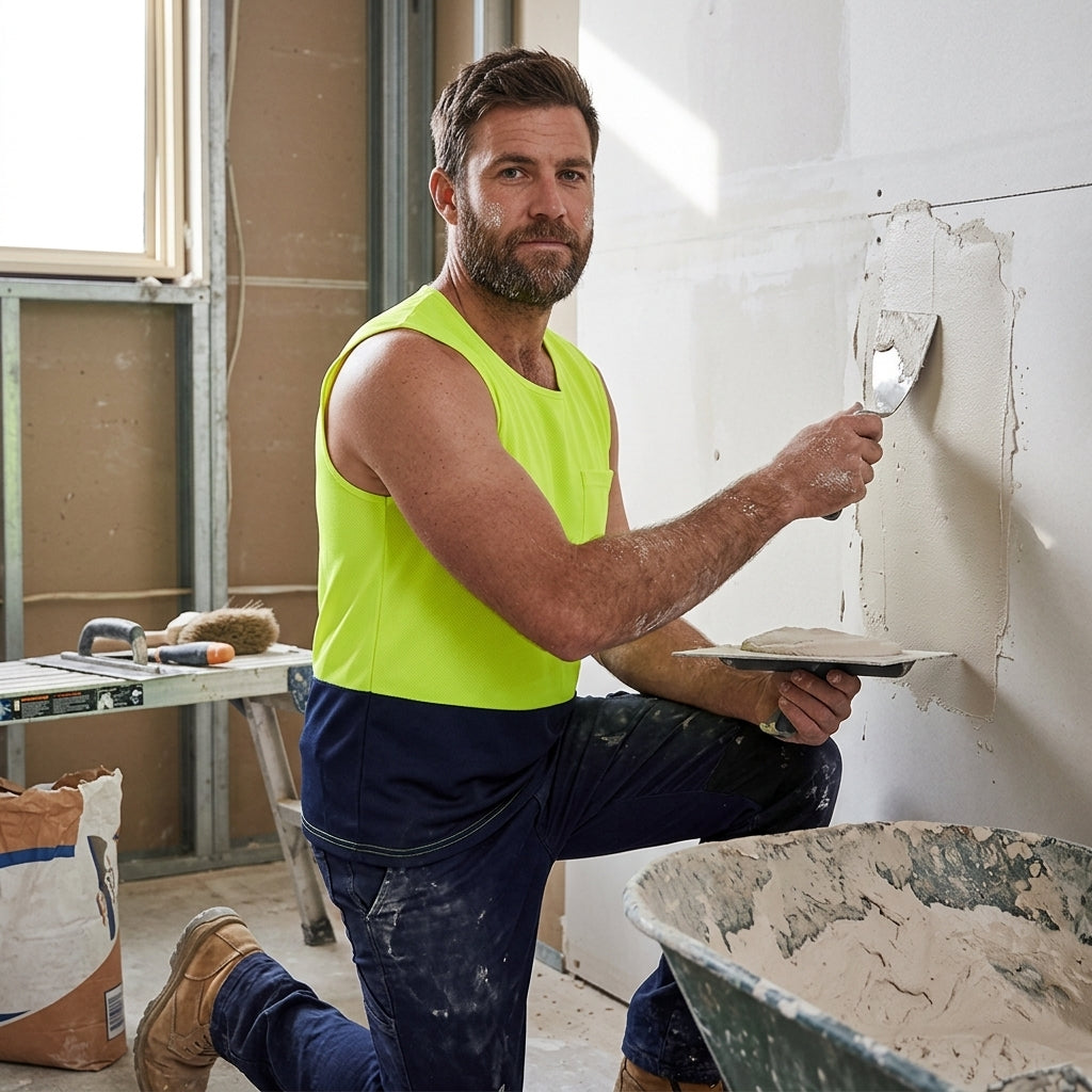 Bobbins HiVis Muscle Top