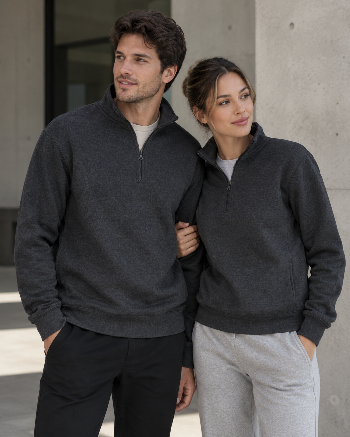 Half Zip Fleece Jumper