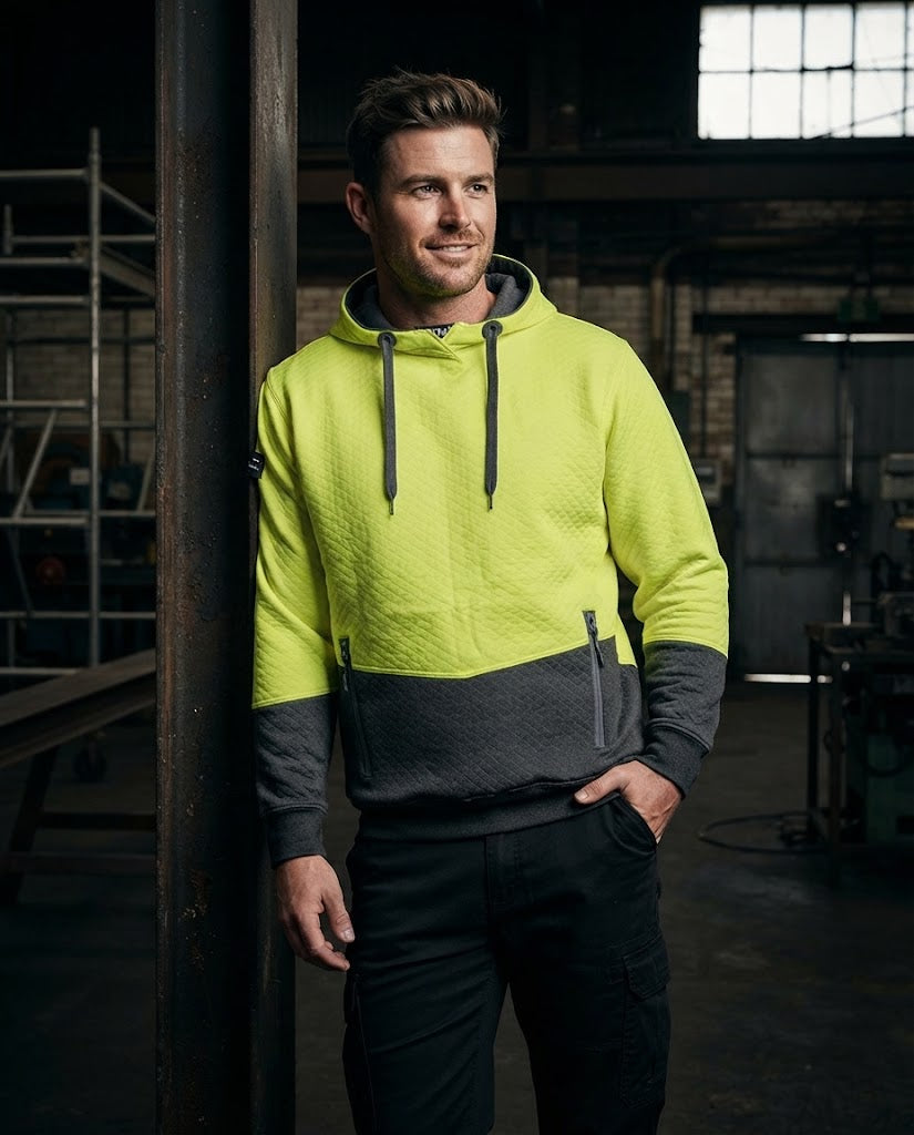 Syzmik HiVis Textured Jacquard Hoodie