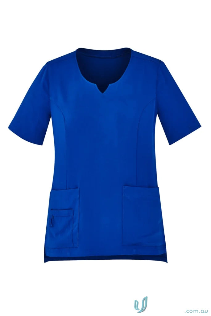 Biz Collection CST942LS Avery Ladies Round Neck Scrub Top