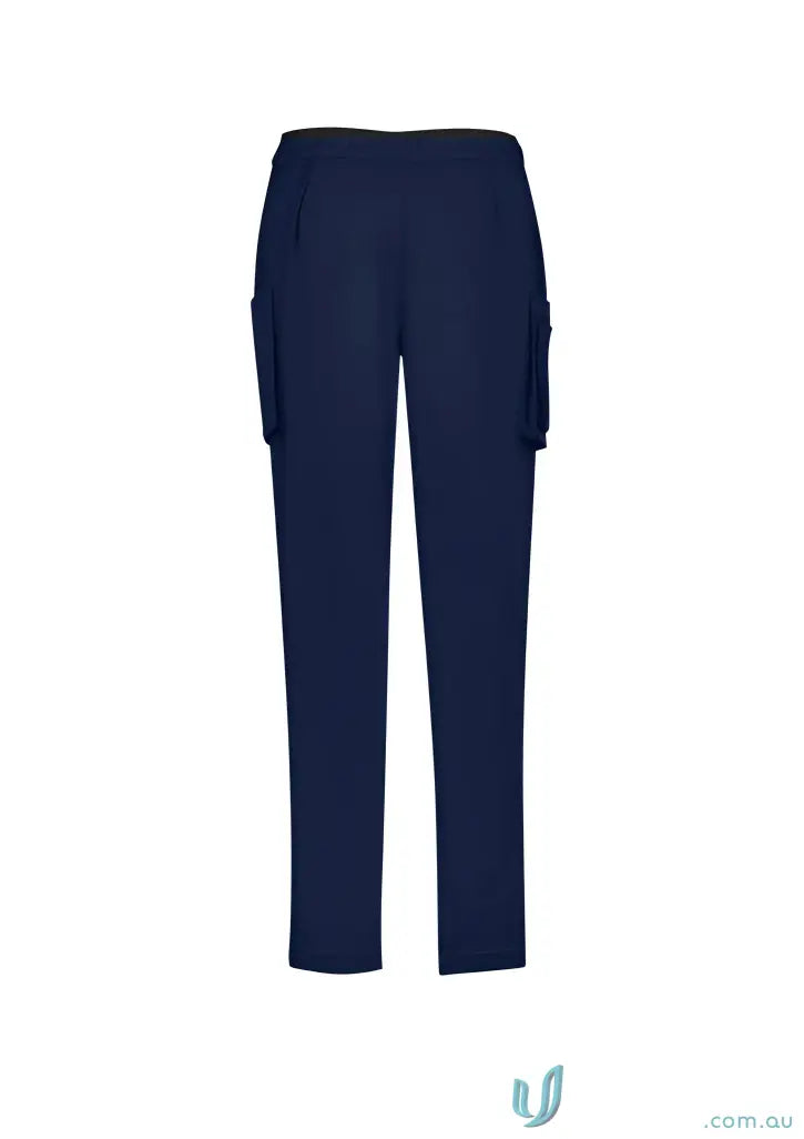 Biz Collection CSP943LL Avery Ladies Slim Leg Scrub Pant in Navy