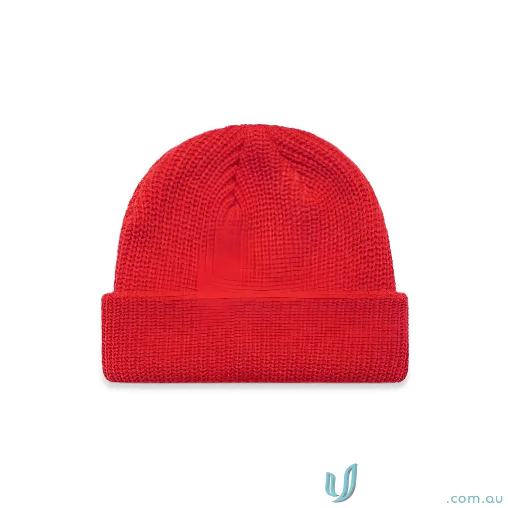 Acrylic Beanie 1120 Cable Beanie in Red
