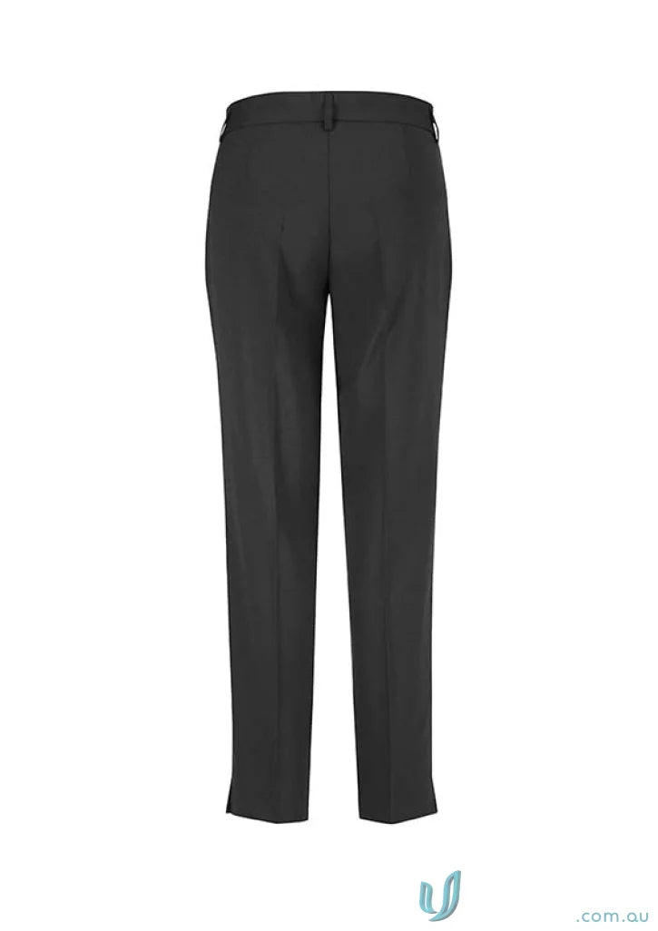 Black womens cool stretch slim leg pants for a sleek, comfy look