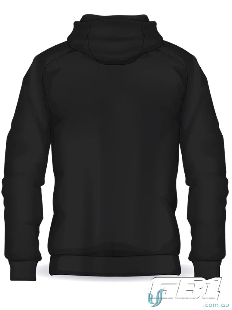 GB1 Custom Black Hooded Sweatshirt with Chest Panel for Custom Uniforms