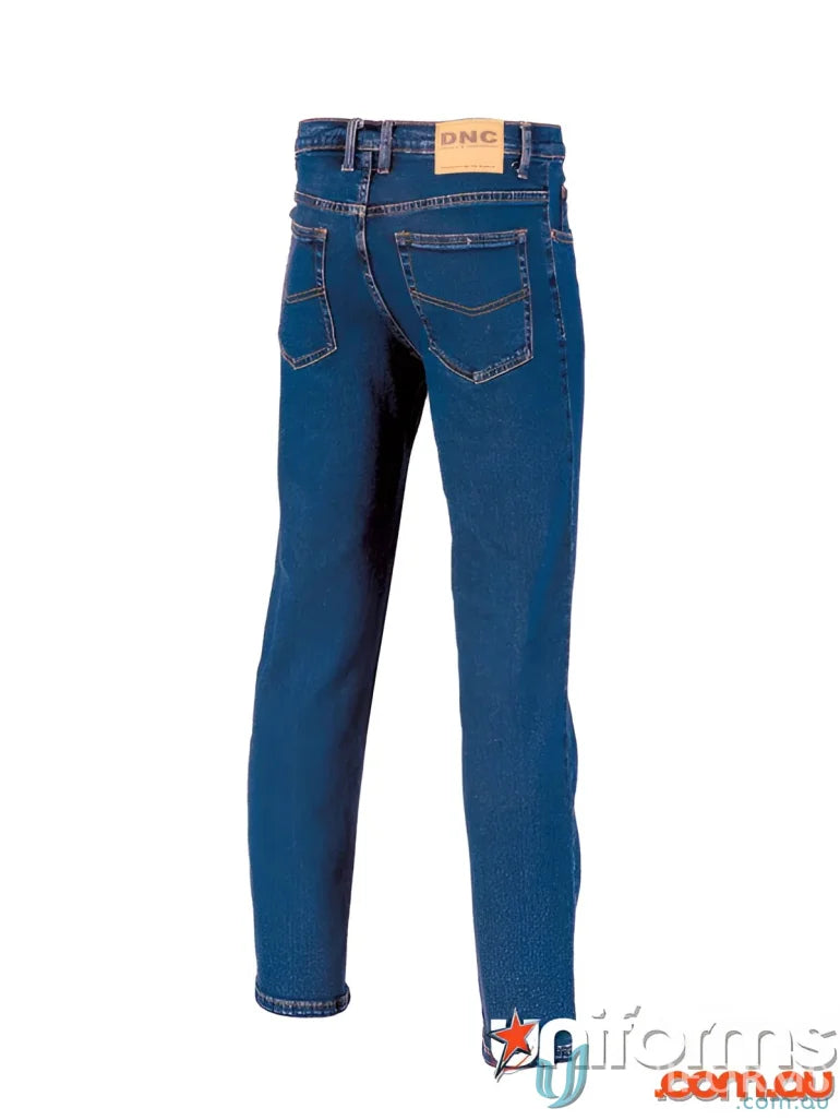 Blue denim stretch jeans from DNC for a comfy and stylish fit