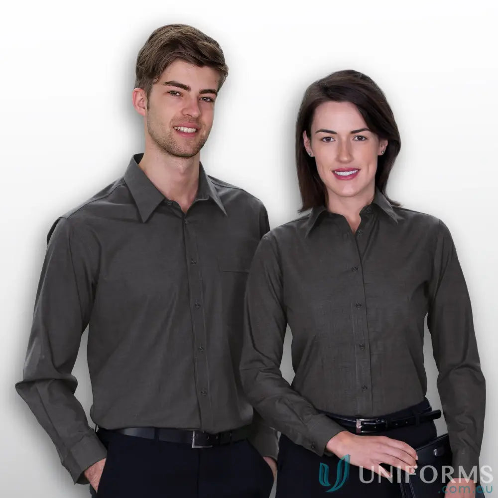 Gear For Life EOE End on End Shirt in charcoal front product image