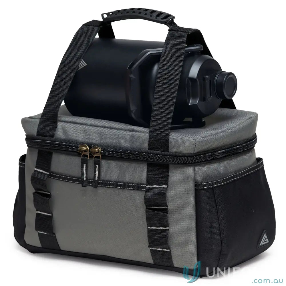 adjustable strap cooler IGHHC HardHat Insulated Cooler Bag with Adjustable Strap – Steel Grey