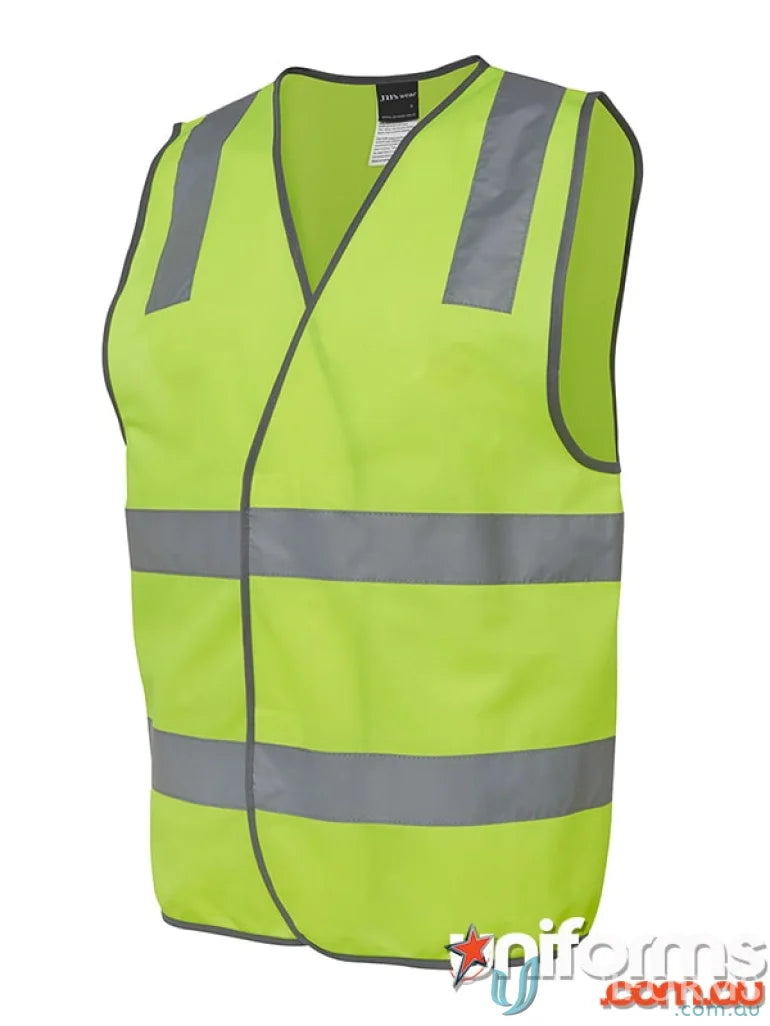 Yellow HiVis Safety Vest with reflective stripes meets Australian safety standards