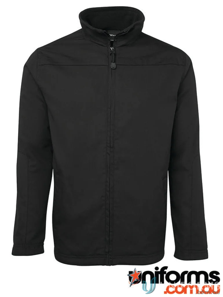 Black JBs Inner Jacket with zip-through high collar and polar fleece lining