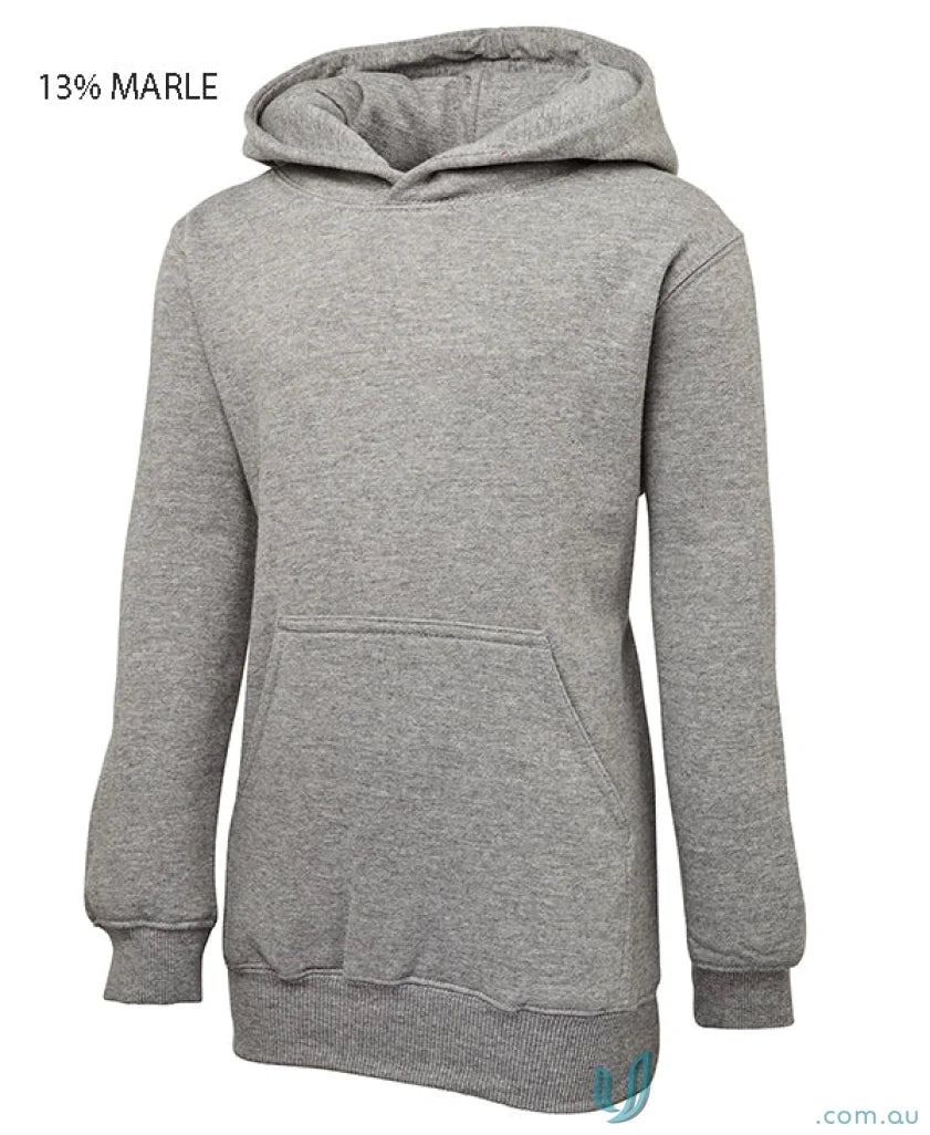 Gray JBs Kids Fleecy Hoodie with a fully lined hood perfect for kids