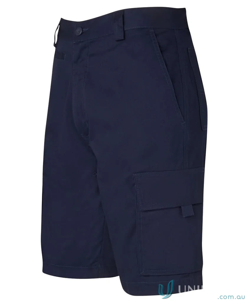 Navy blue JBs Light Multi Pocket Short with YKK zipper and extra strength tech icon