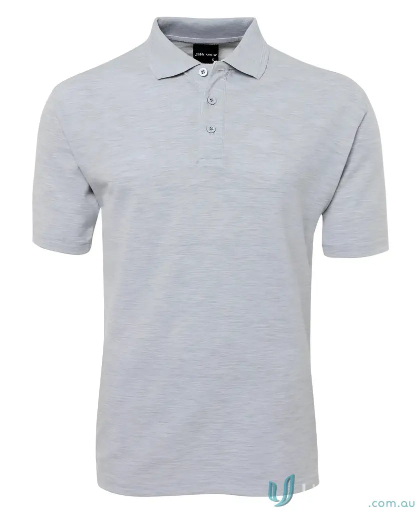 Gray polo shirt from Men in Classic Fit Polo Code 2KP by JBs Kids