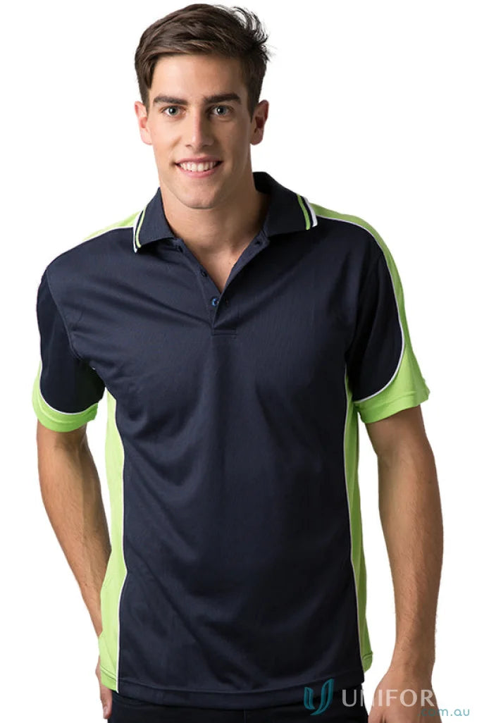 Kid wearing Kids Auburn Polo with cooldry moisture management technology