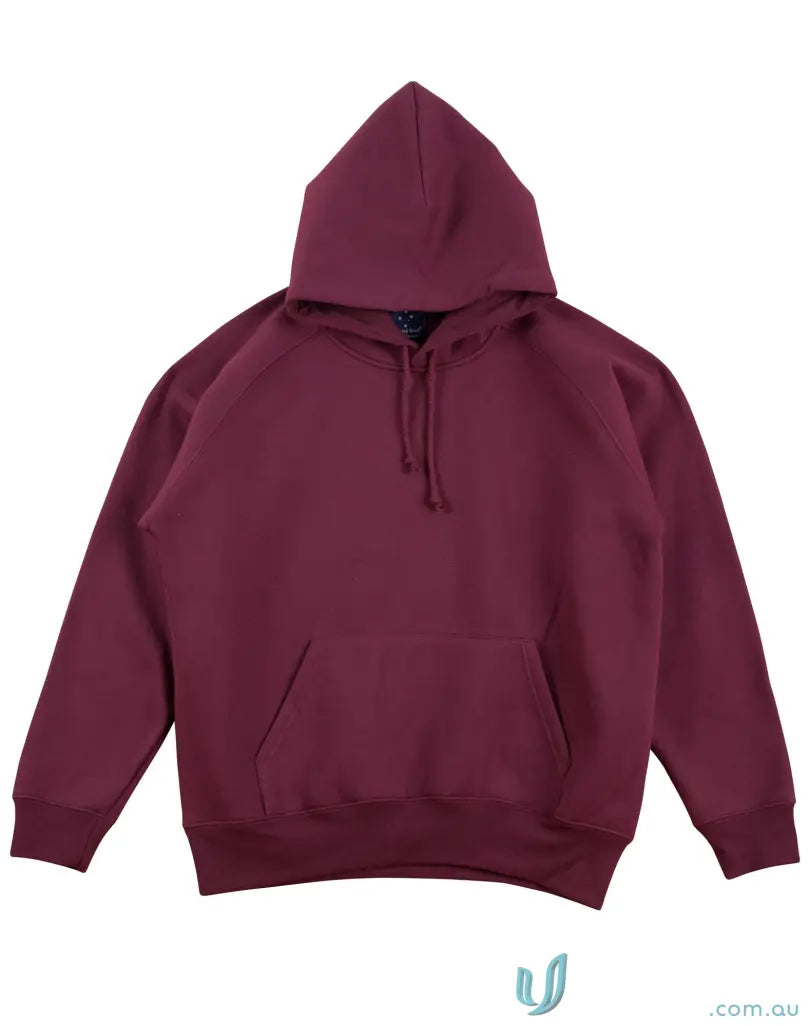 Kids Full Colour Print Hoodie with fleecy maroon hooded sweatshirt for uniforms or workwear