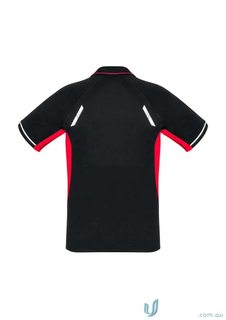 Kids Renegade Polo black and red polo shirt for boys from Biz Collection Kids p700ks kids