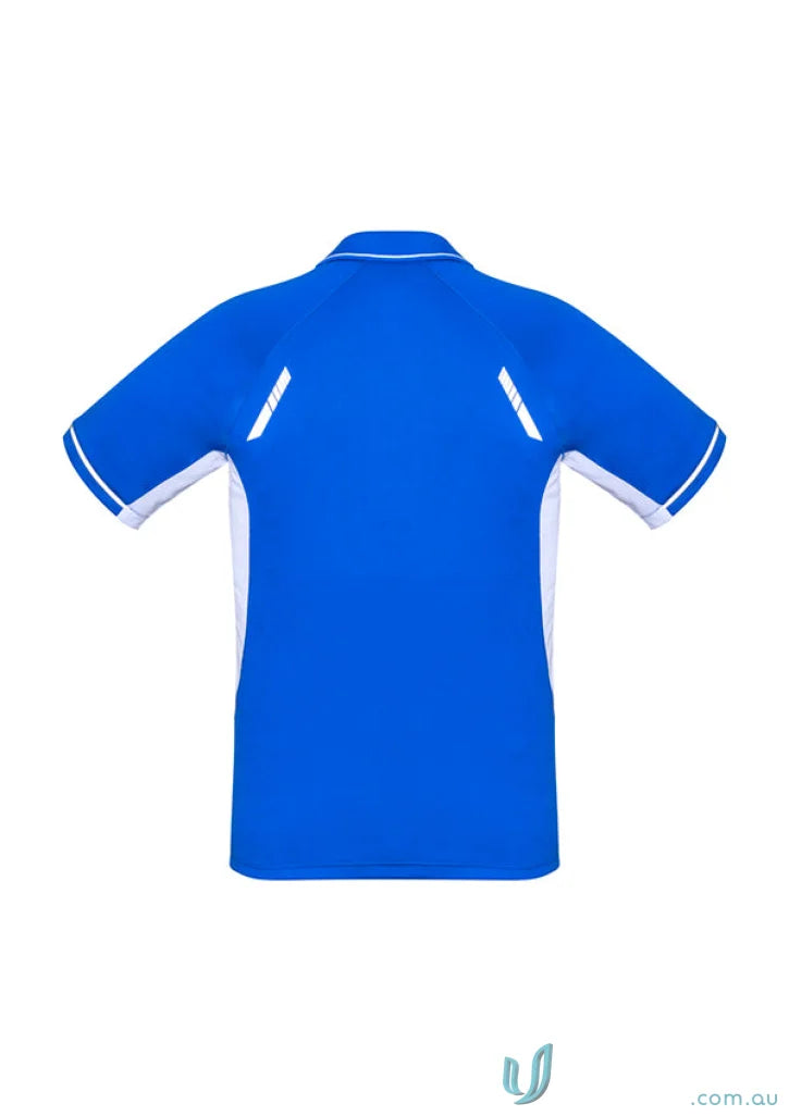 Kids Renegade Polo in blue and white, perfect for Biz Collection Kids or P700KS Kids