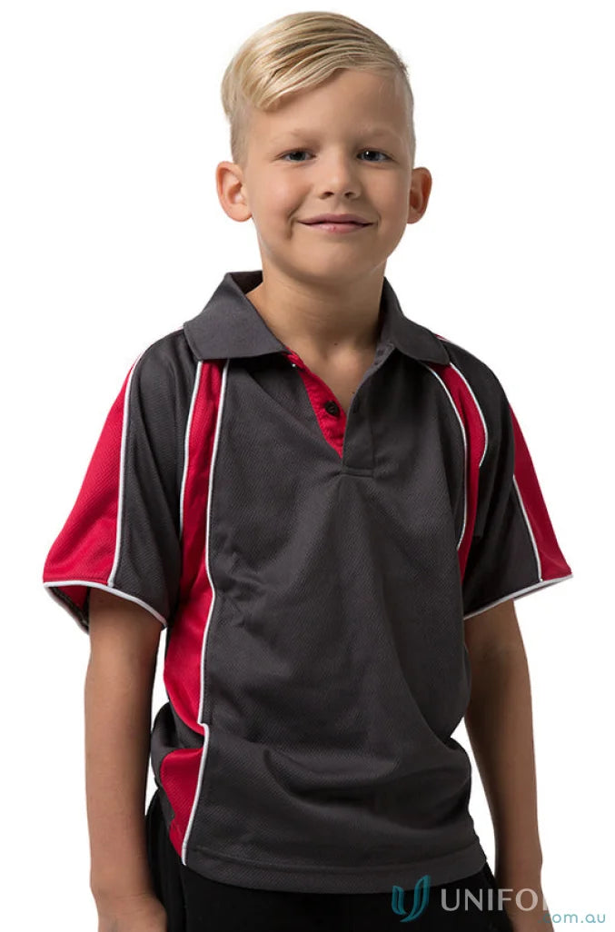 Kids Rozella Polo with cooldry technology for moisture management and all-day comfort