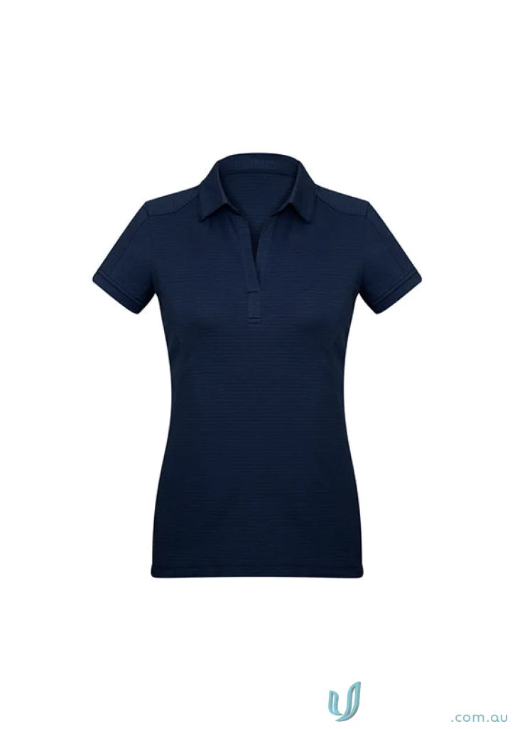 Ladies profile polo navy blue p706ls feeling fresh women’s casual polo shirt