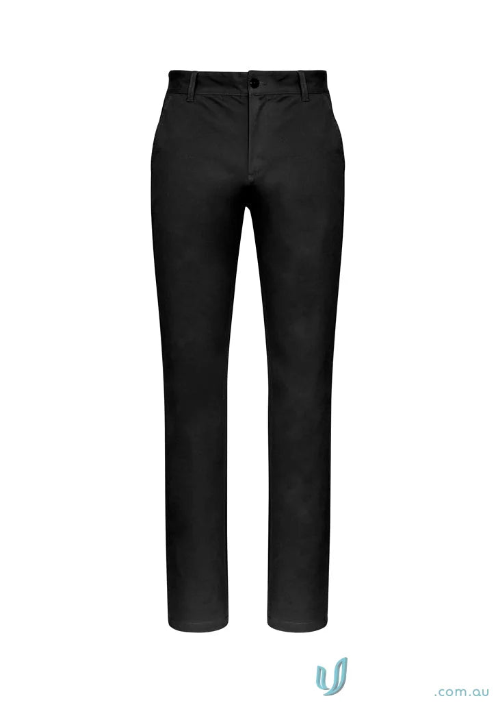 Black Lawson Stretch Chino Pants from Biz Collection Mens for a sleek look