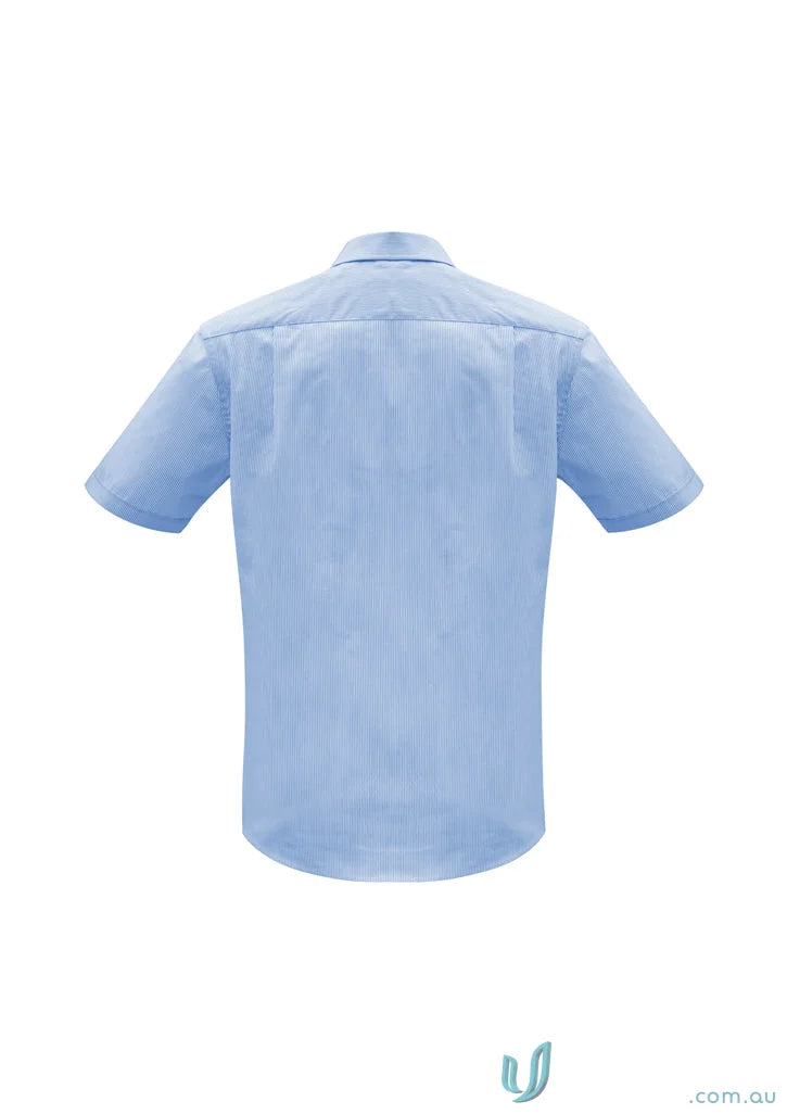 Light blue mens euro short sleeve shirt for Mens Euro SS Shirt s812ms collection