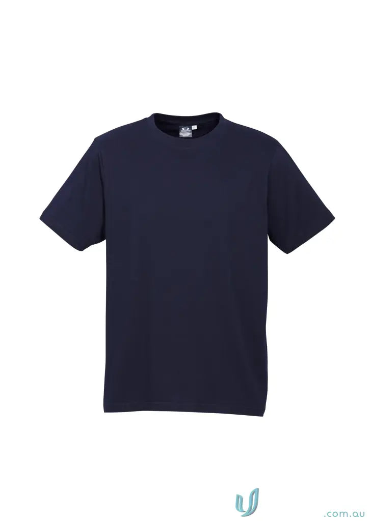 Navy blue men’s crew-neck T-shirt from Newport Tee in Biz Collection, perfect ice tee style