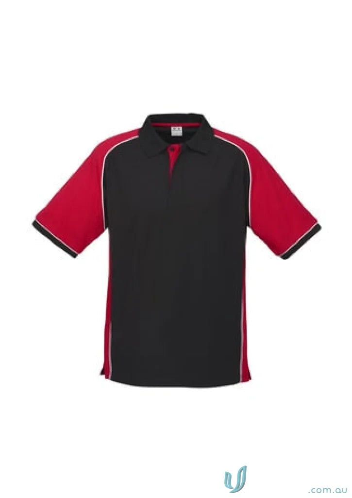 Red and black Nitro Polo Shirt from Mens Nitro Biz Collection for men
