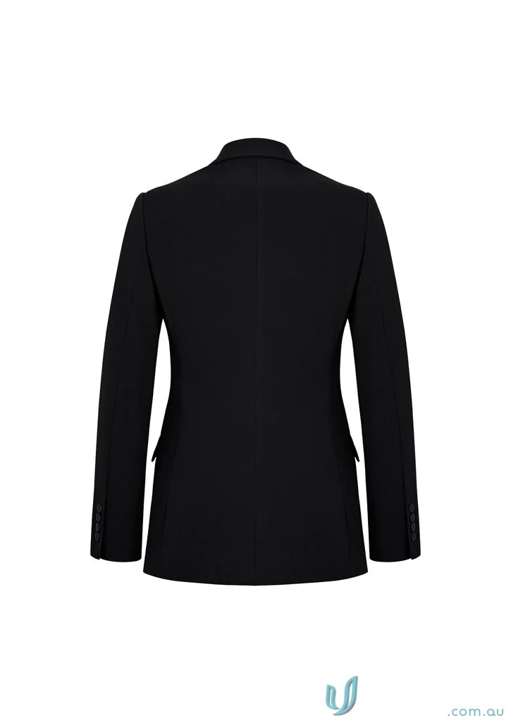 Black tailored blazer from the Siena Longline Jacket women’s Siena Biz Collection Siena