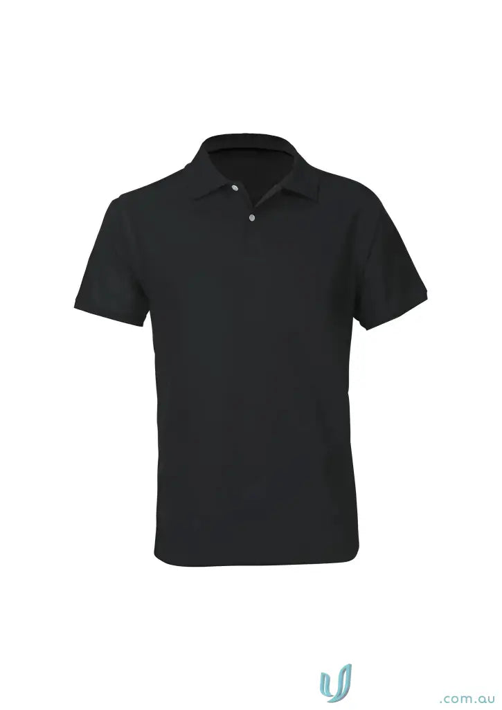 Black polo shirt from Sorrento Polo, a mens neon short sleeve polo for biz collection mens