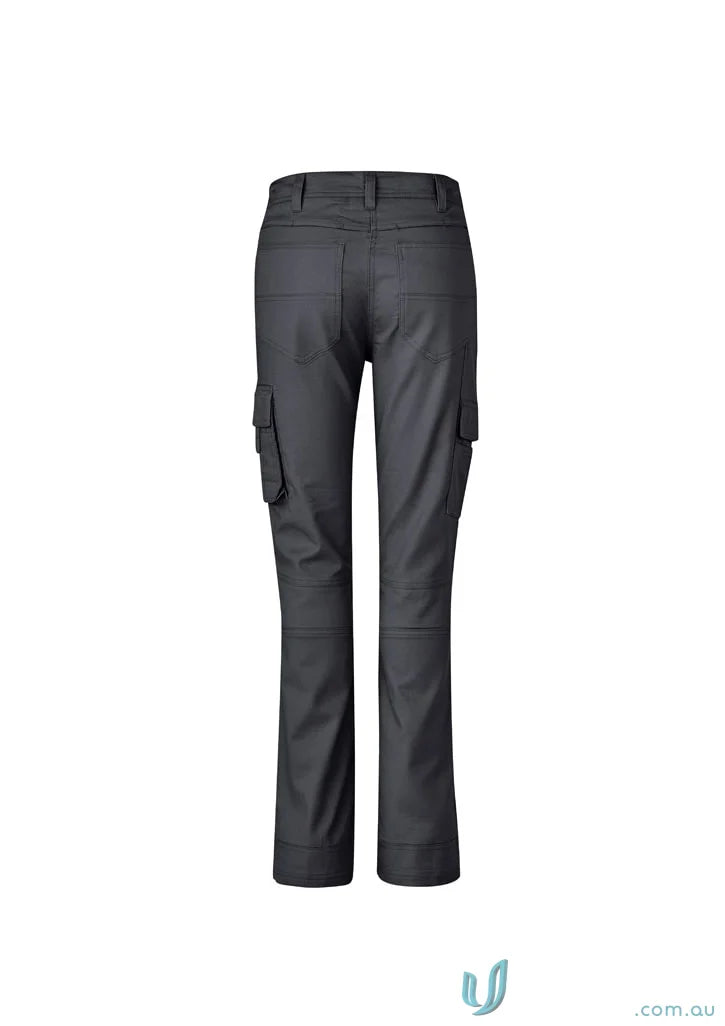 Gray Syzmik Women’s Rugged Cooling Cargo Pant ZP704, perfect for outdoor adventures