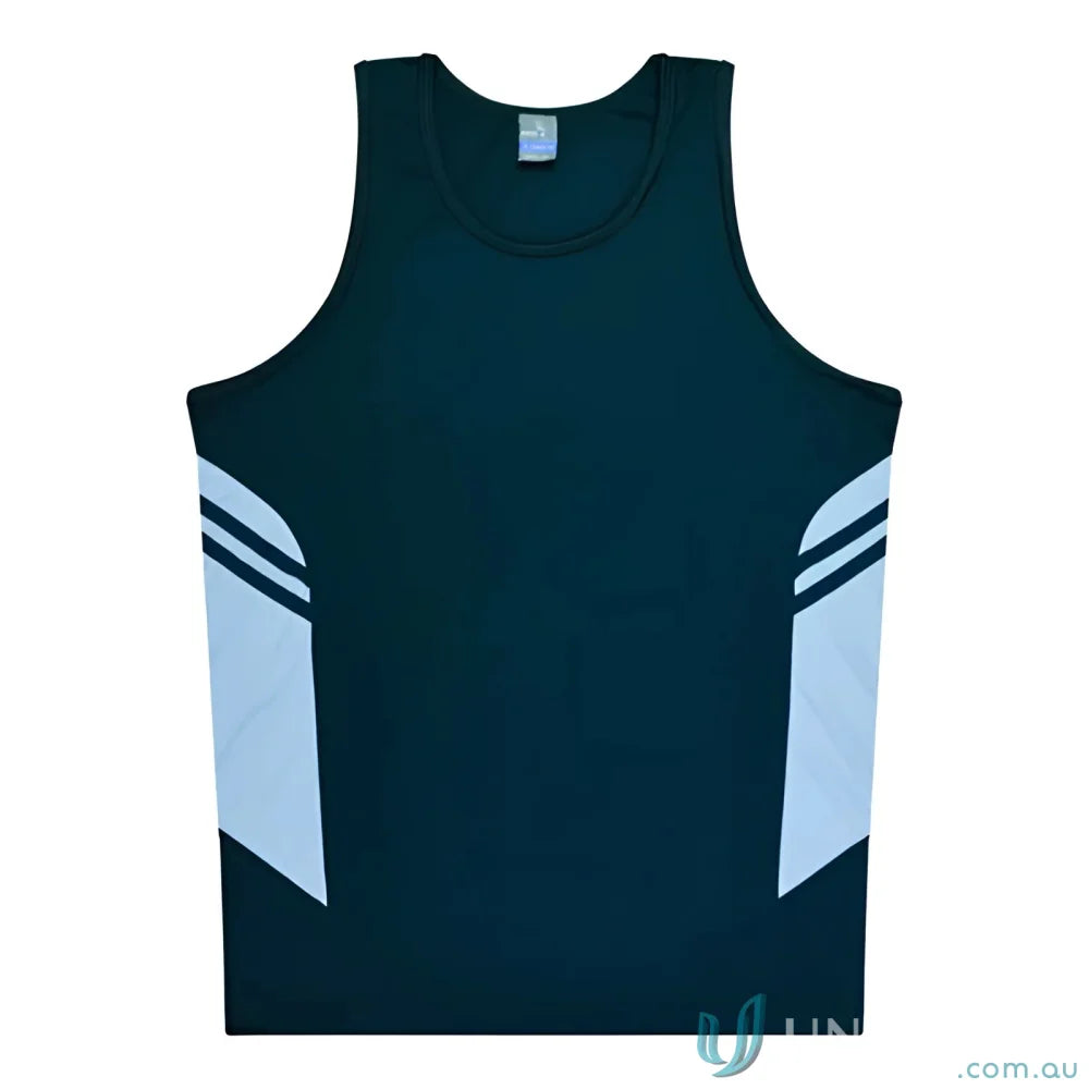 Tasman Singlet sleeveless athletic shirt ideal for uniforms and workwear