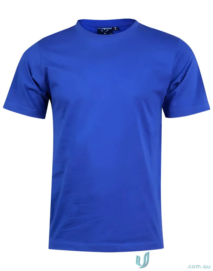 Blue crew neck t shirt from Winning Spirit Kids Savvy Tee for kids active wear