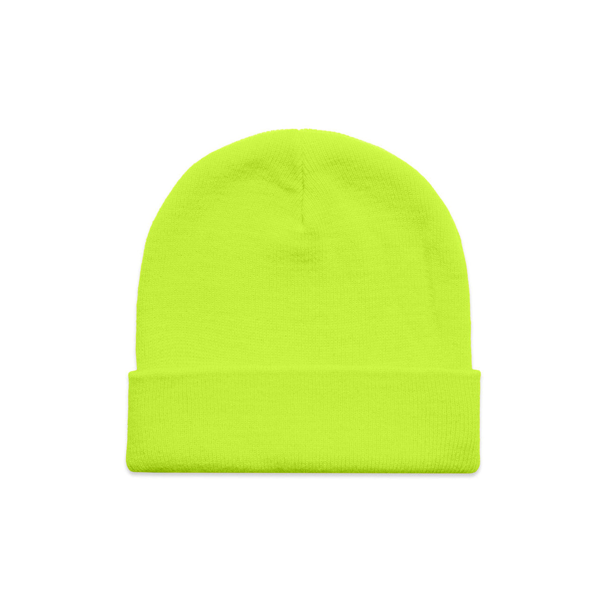 Cuff Safety Beanie 1107F - Safety Yellow